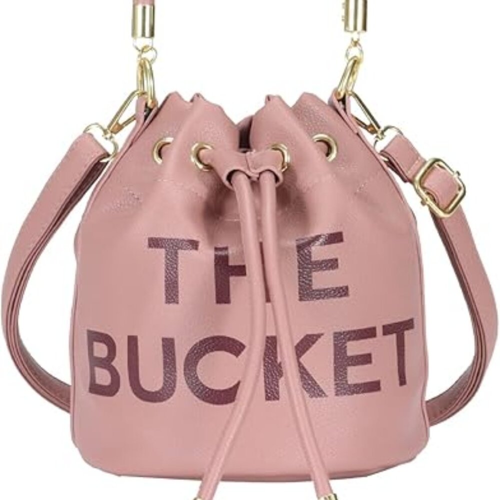 The Bucket Bag Leather  Purple #824